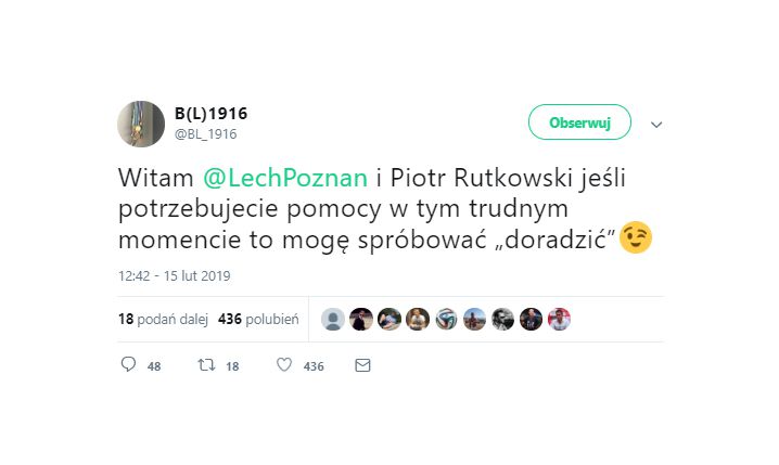 Leśnodorski oferuje POMOC Lechowi Poznań... :D